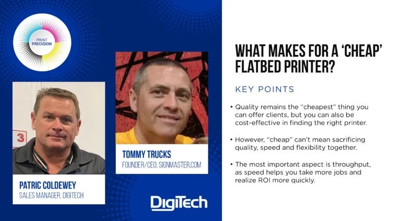 What Makes for a ‘Cheap’ Flatbed Printer?