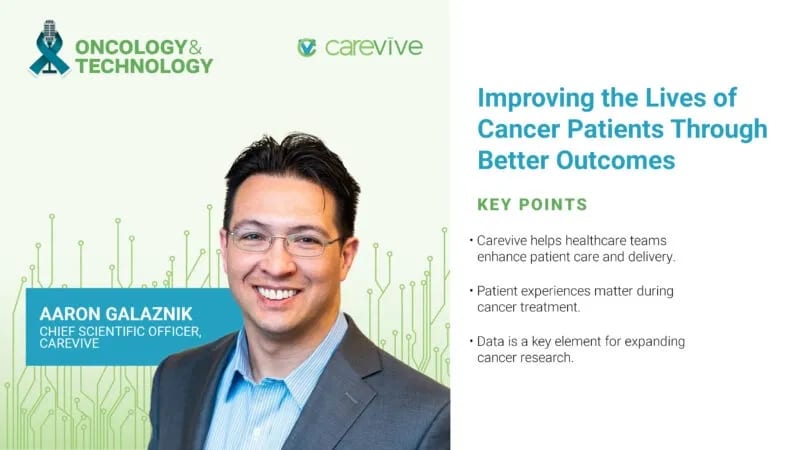 Oncology and Technology: Improving the Lives of Cancer Patients Through Better Outcomes