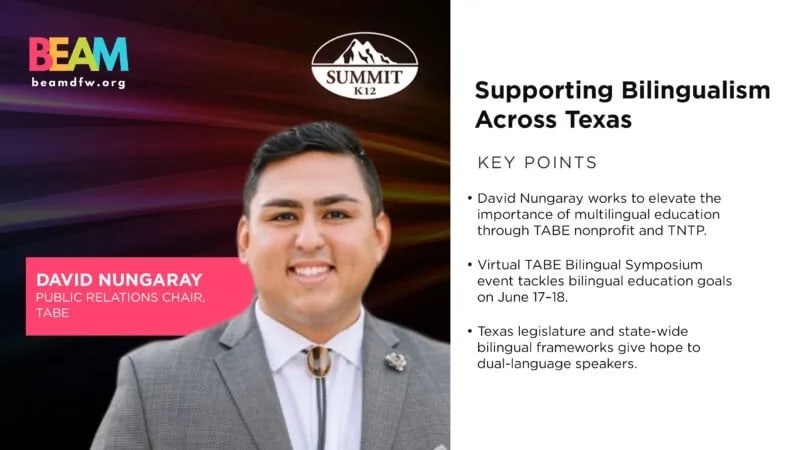 K12 Summit Educator Series: Supporting Bilingualism Across Texas