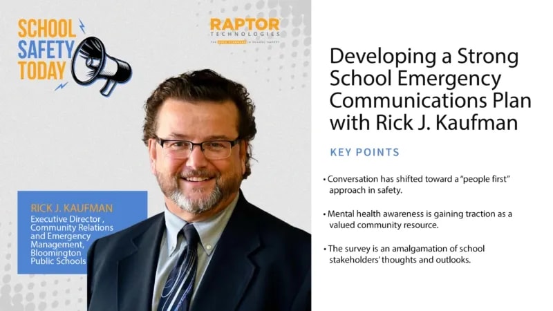 School Safety Today: Developing a Strong School Emergency Communication Plan