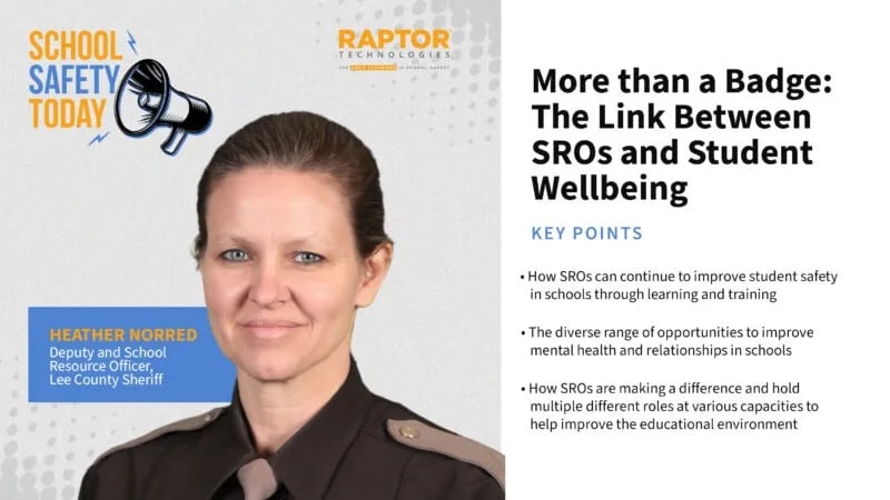More than a Badge: The Link Between SRO’s and Student Wellbeing