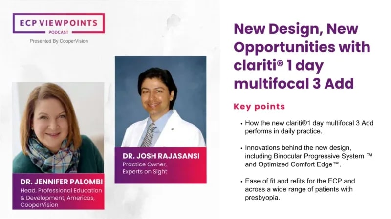 New Design, New Opportunities with clariti® 1 day multifocal 3 Add
