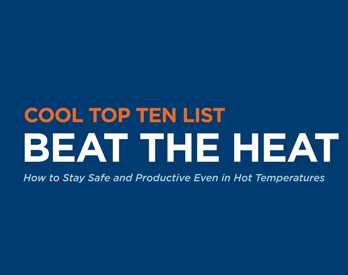 COOL TOP TEN LIST BEAT THE HEAT