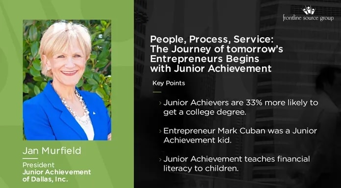 People, Process, Service: The Journey of Tomorrow’s Entrepreneurs Begins with Junior Achievement