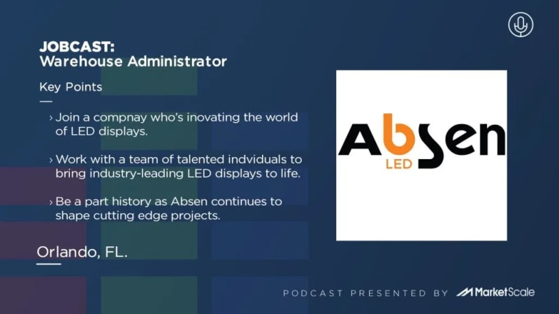 Absen Jobcast: Warehouse Administrator