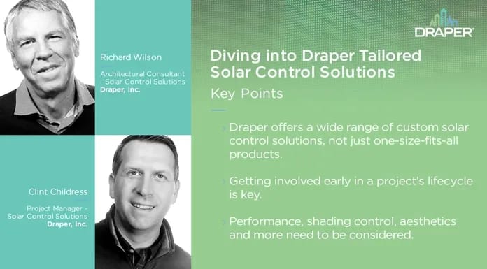 Engineering Value: Diving into Draper’s Tailored Solar Control Solutions