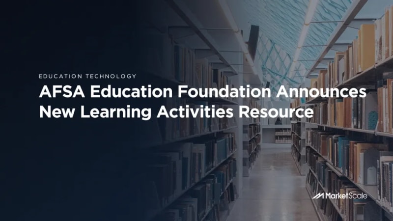 AFSA Education Foundation Announces New Learning Activities Resource