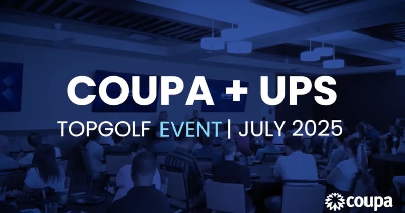 Coupa and UPS Showcase AI-Driven Innovation at Topgolf Atlanta Customer Event