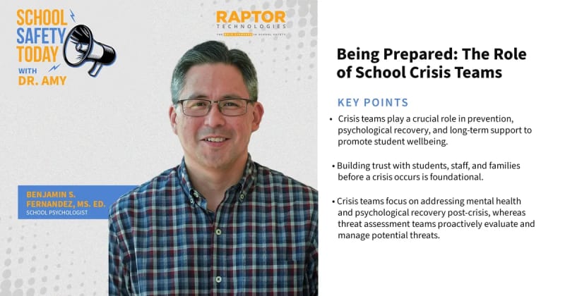 Being Prepared: The Role of School Crisis Teams