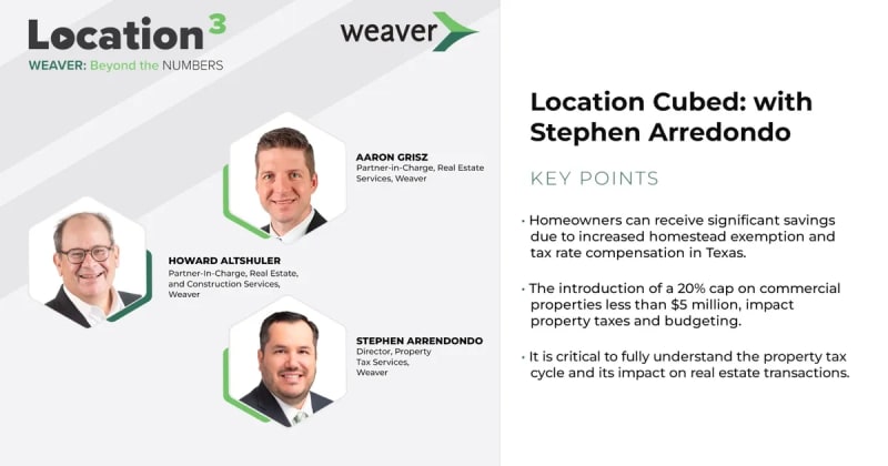 Understanding Weaver’s Property Tax Practice