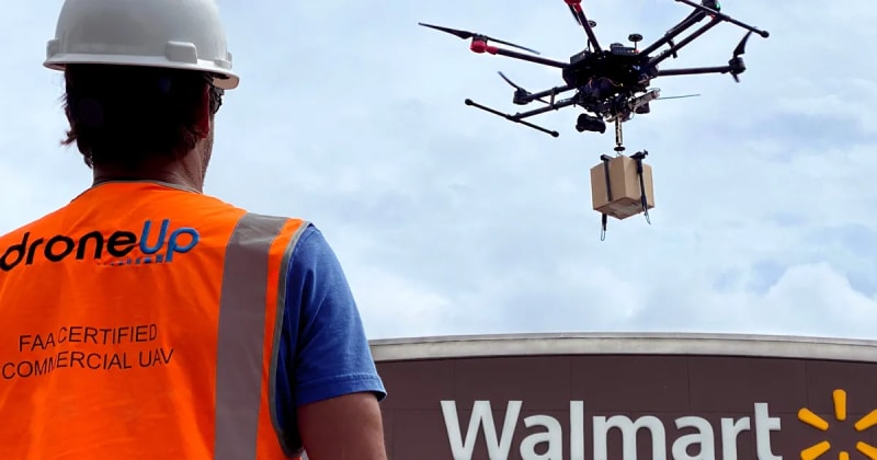 Walmart Announces Partnership with DroneUp to Make Mass Drone Deliveries a Reality