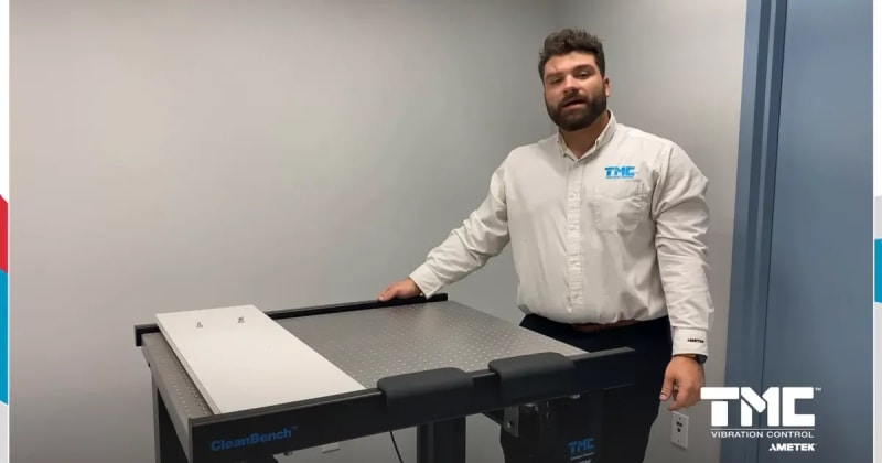 TMC Revolutionizes Precision Science with Its Adaptable CleanBench™ Vibration Isolation Laboratory Table