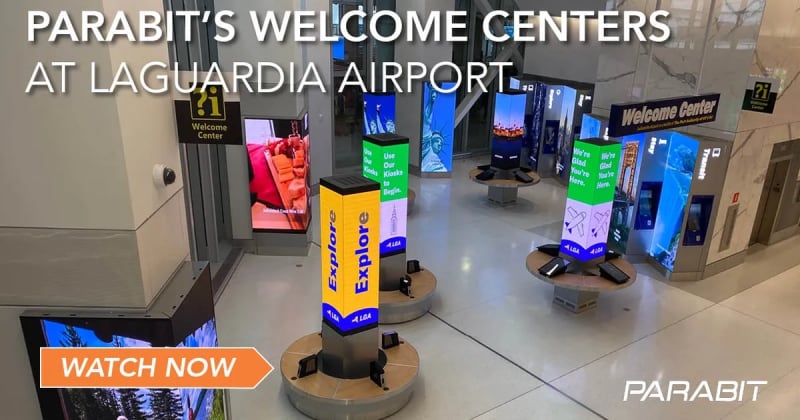 Parabit’s Welcome Centers at Laguardia Airport