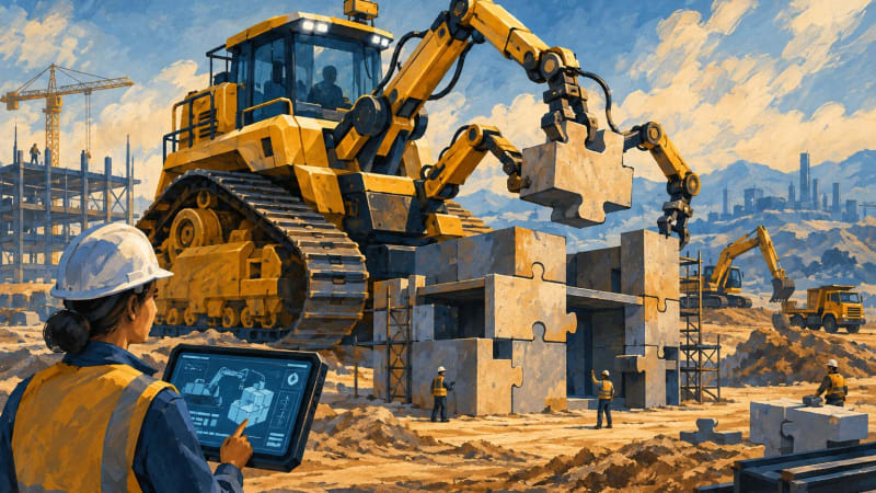 Caterpillar and FieldAI partner on physical AI for jobsites