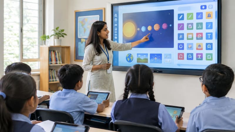 Cornea's Class AI puts 100+ teaching tools on its interactive panel