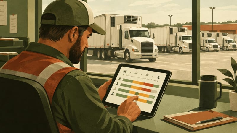 Dot Transportation is testing software that predicts driver fatigue before a shift starts