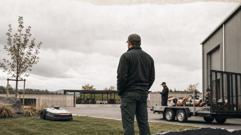 Landscape contractors are buying for uptime, not horsepower