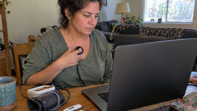 The physical exam splits into parts, and each goes remote at its own pace