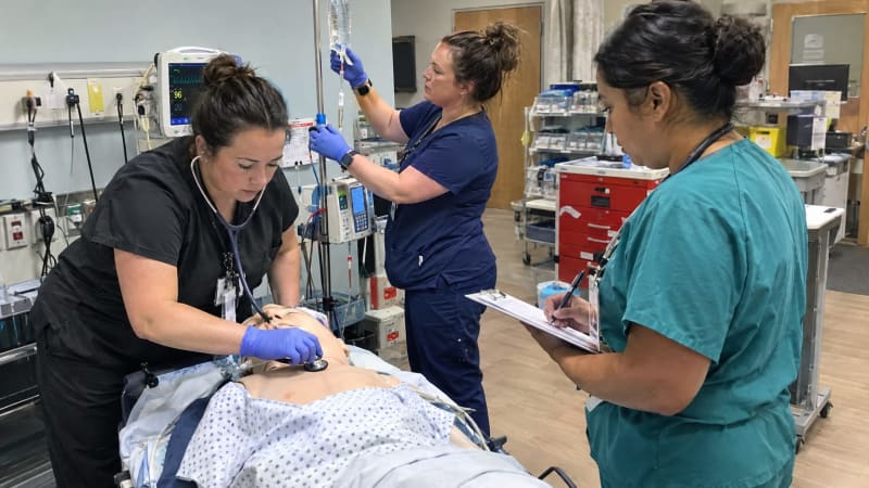 Total Care's monthly mock codes paid off in a real code blue