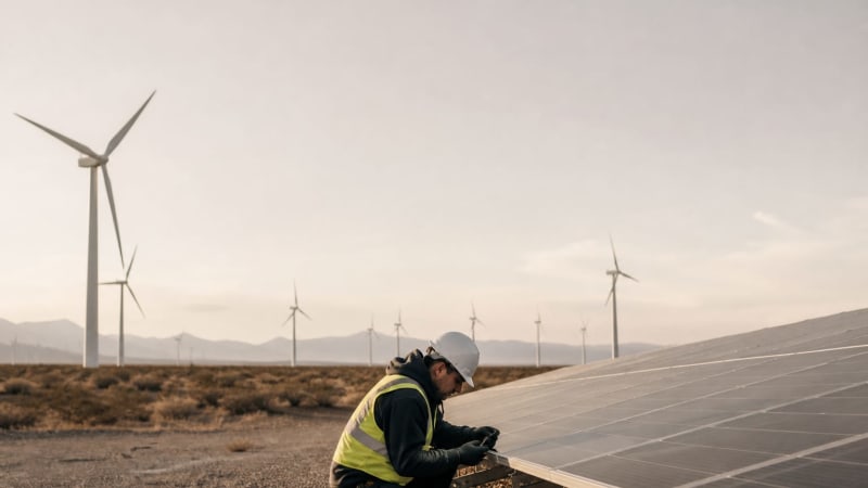 U.S. wind and solar output climbed 10% in the first half of 2026, outpacing coal and nuclear despite federal headwinds