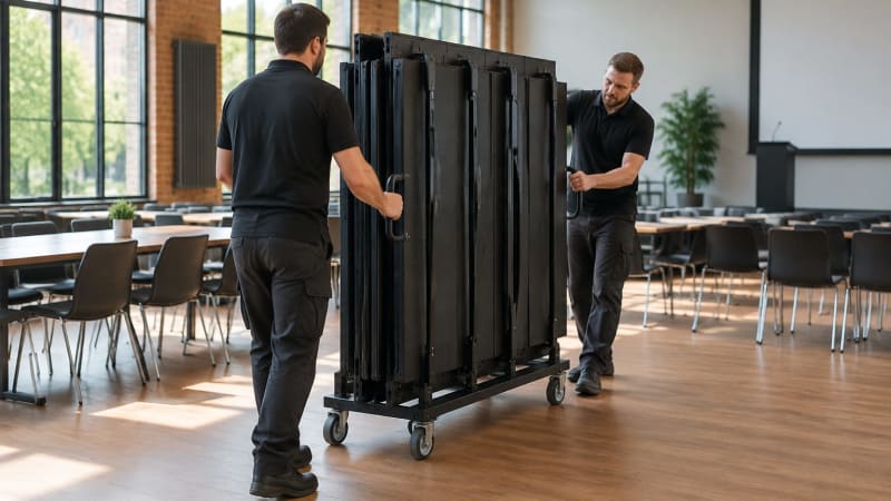 ViewSonic now ships a 136-inch LED wall that skips the permanent install