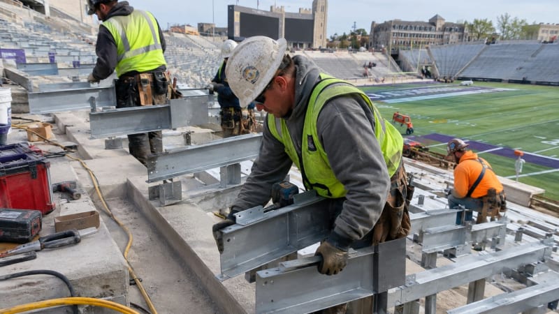 Northwestern's Ryan Field seats 35,000, the Big Ten's smallest capacity