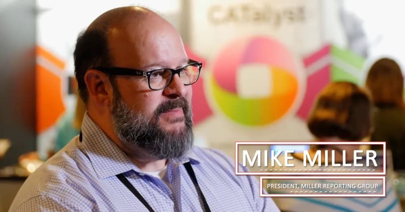 Mike Miller, President, Miller Reporting Group, on being a Stenograph customer since 1994