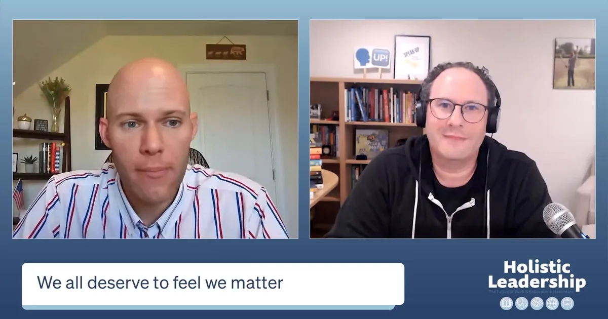 We All Deserve to Feel We Matter: Insights from Stephen 'Shed' Shedletzky