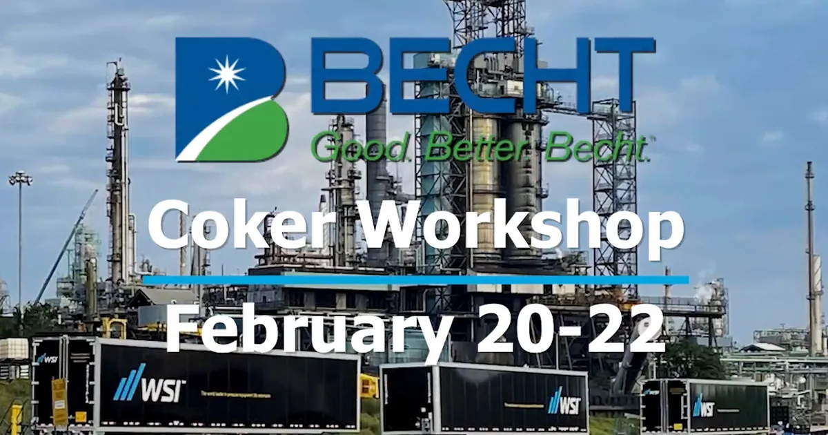 Join WSI at the Becht Coker Workshop 2024 in Sugarland, TX