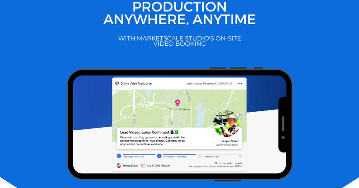 Introducing MarketScale Studio's On-Site Video Booking