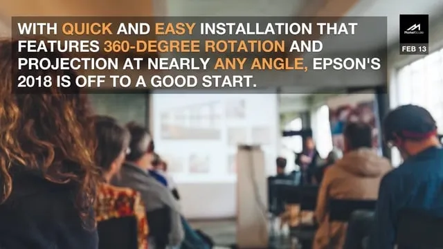 Watch: Epson launches PowerLite L-Series, aiming for education and corporate markets