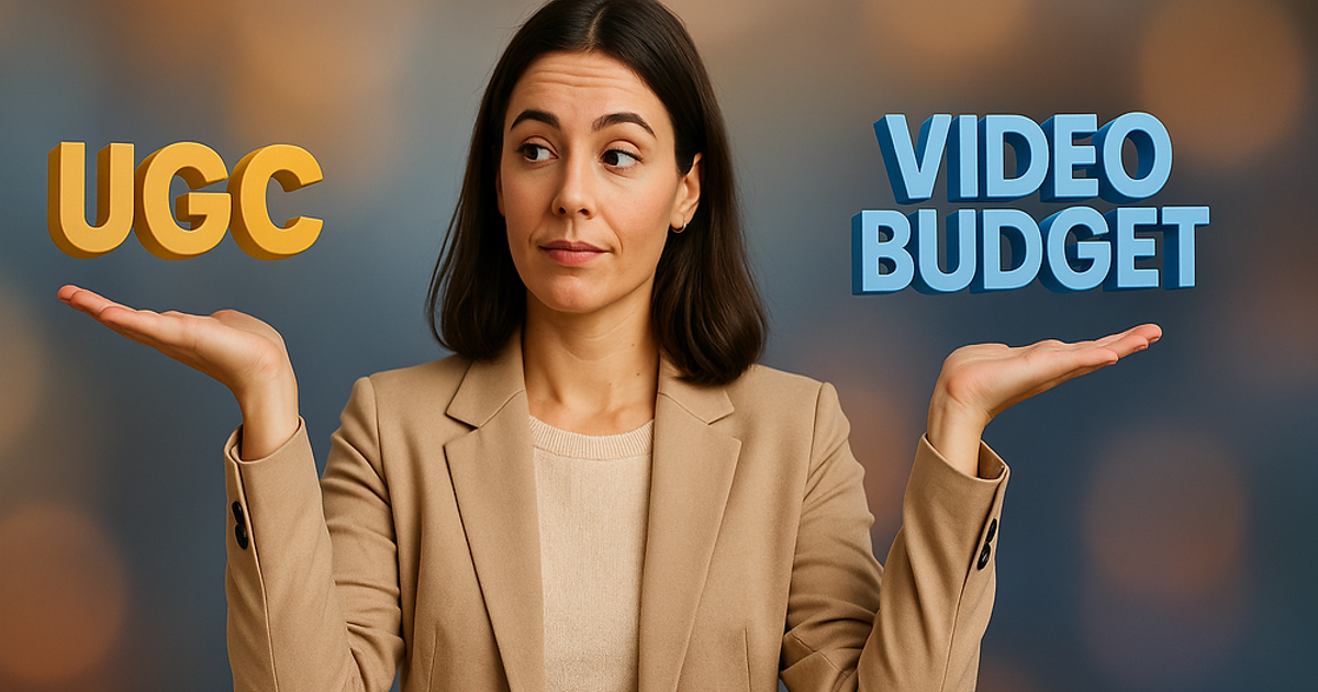 How to Compare ‘Video Shoot Spend’ vs. ‘UGC Spend’ in 60 Seconds