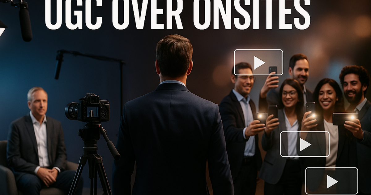 Replace Quarterly Shoots with Weekly UGC for Consistency