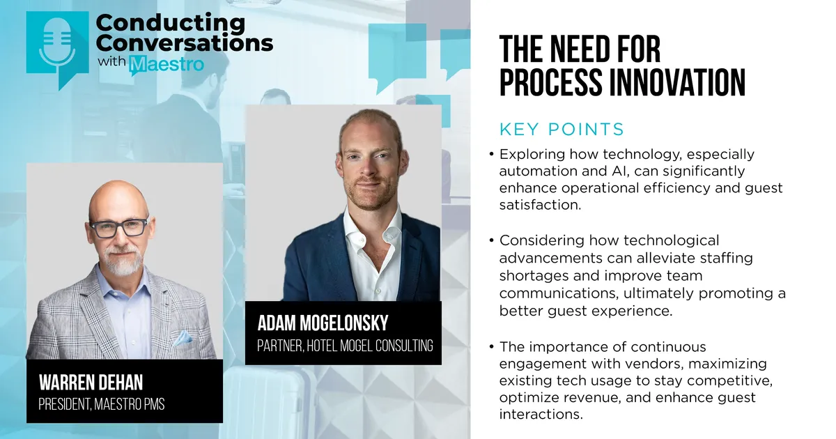 The Need for Process Innovation in Hospitality