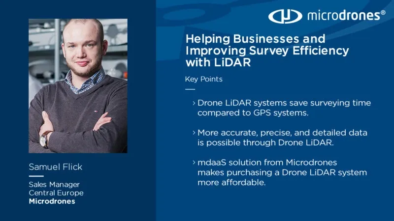 Propelling: Helping Businesses and Improving Survey Efficiency with Drone LiDAR