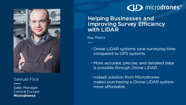 Propelling: Helping Businesses and Improving Survey Efficiency with Drone LiDAR