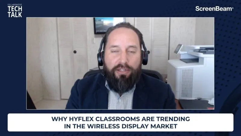 How Wireless Displays Make HyFlex Classrooms Achievable in Education