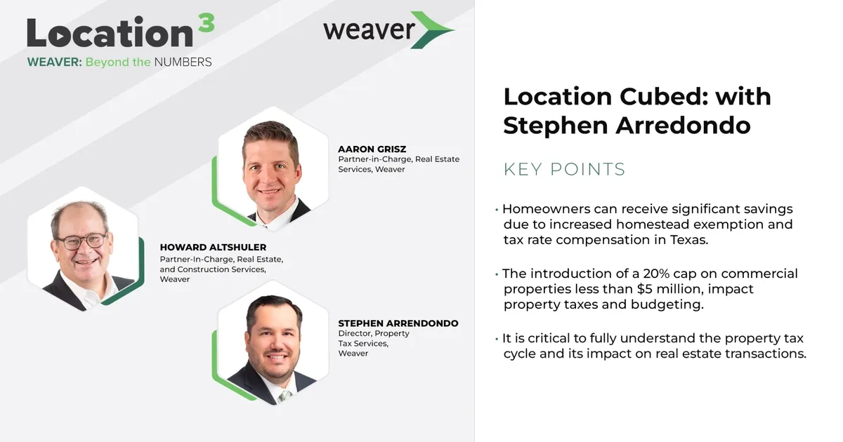 Understanding Weaver’s Property Tax Practice