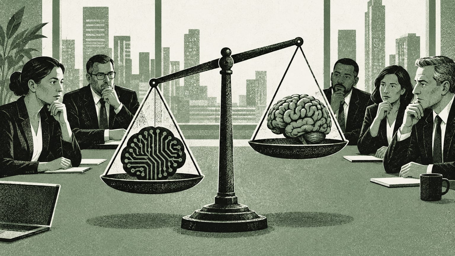 As AI grows in functionality, the balance between technology use and human judgment remains a critical concern for executives.