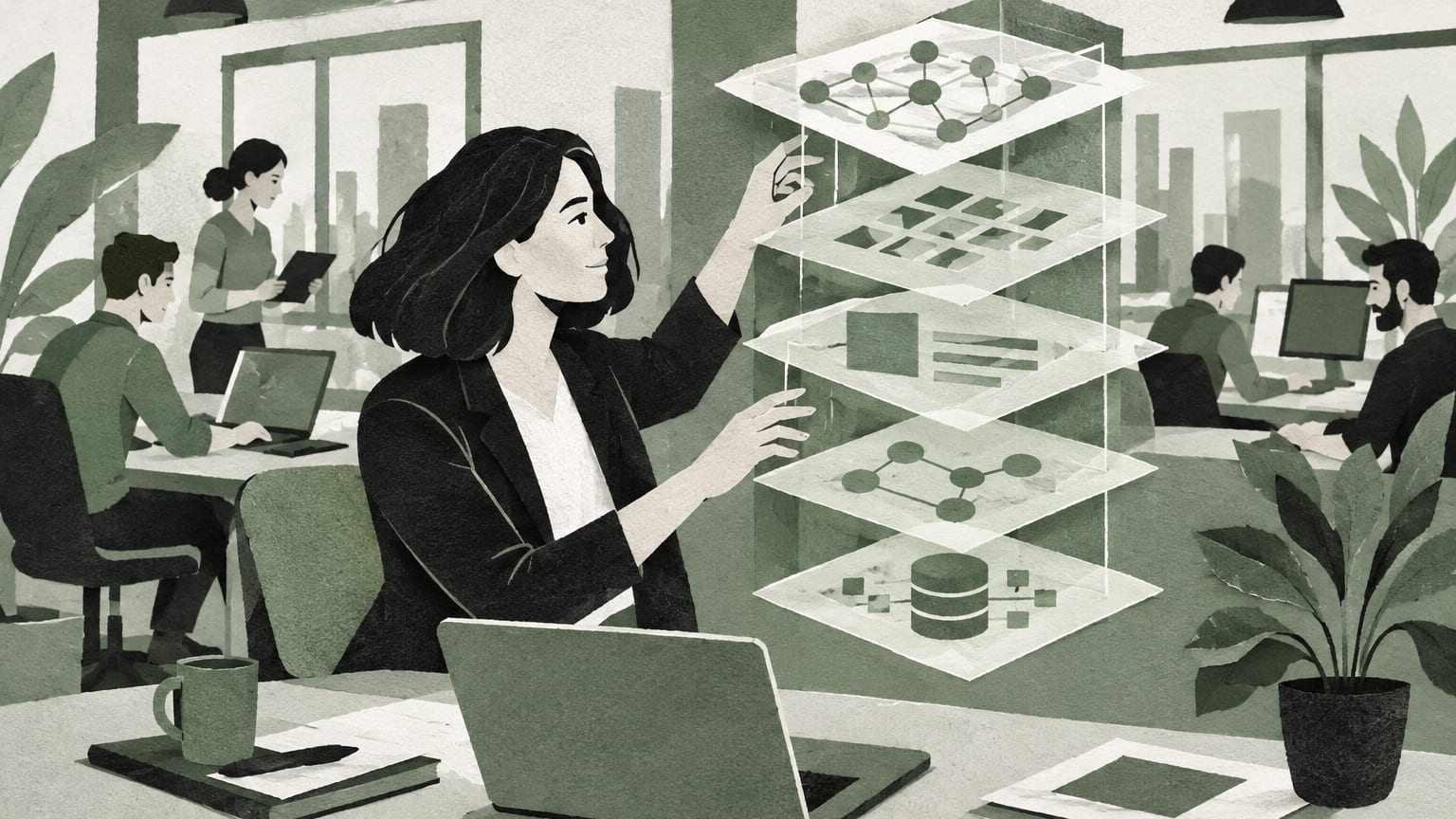 Optimizing AI's semantic layer could be more impactful than chasing larger models, reshaping business strategy priorities.