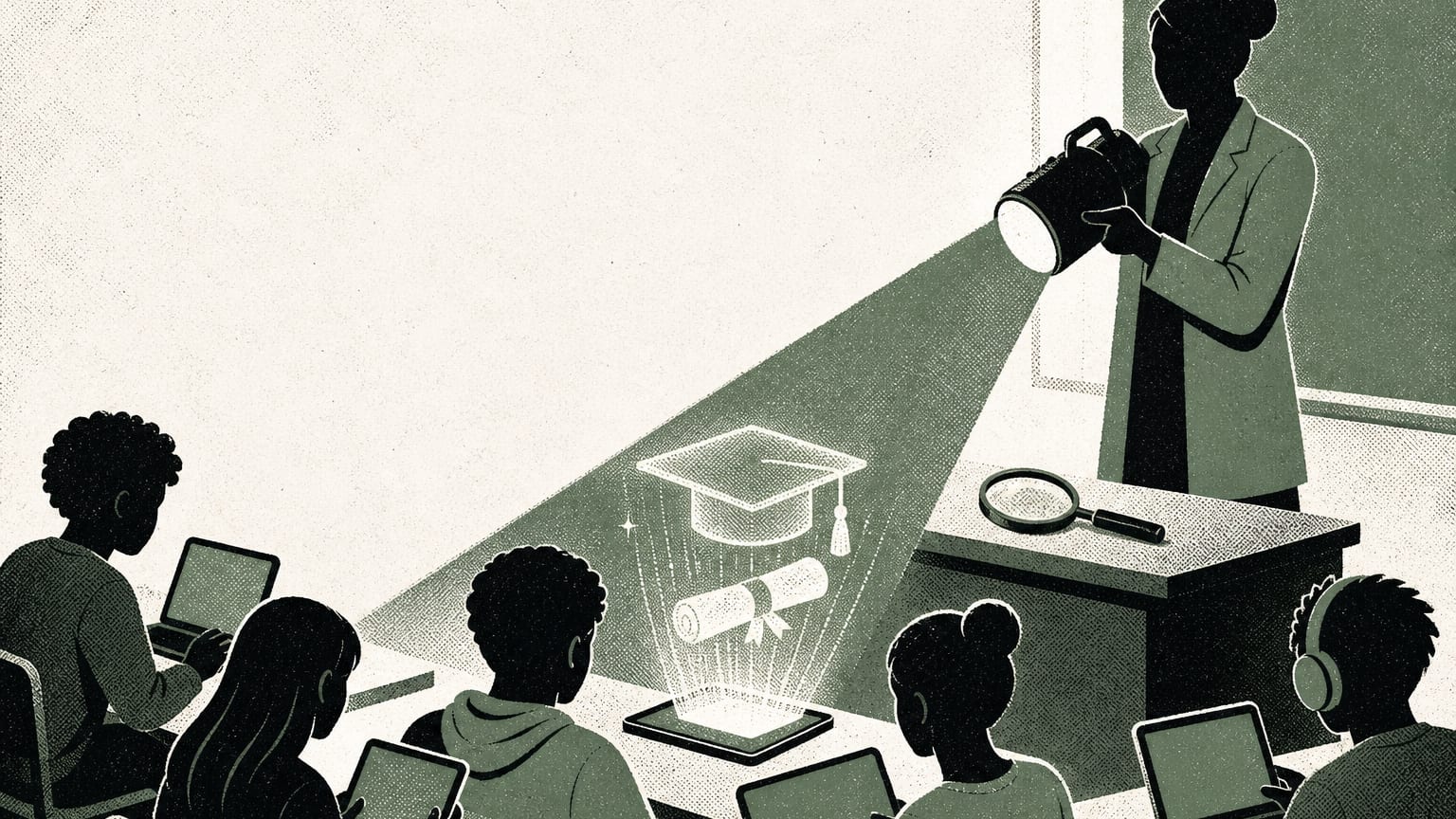 Sullivan emphasizes the need for outcome-based tech investments, particularly relevant amid AI's educational push.