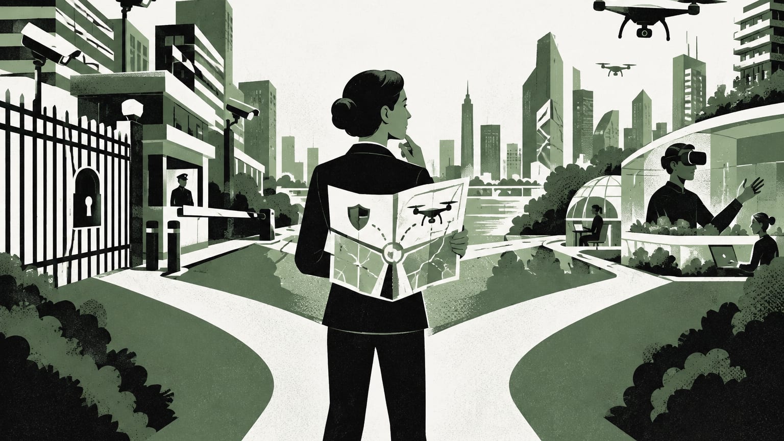 This captures the need for strategic leadership in adapting to rapid technology changes.
