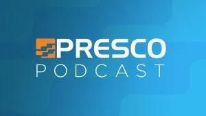 Presco Podcast logo