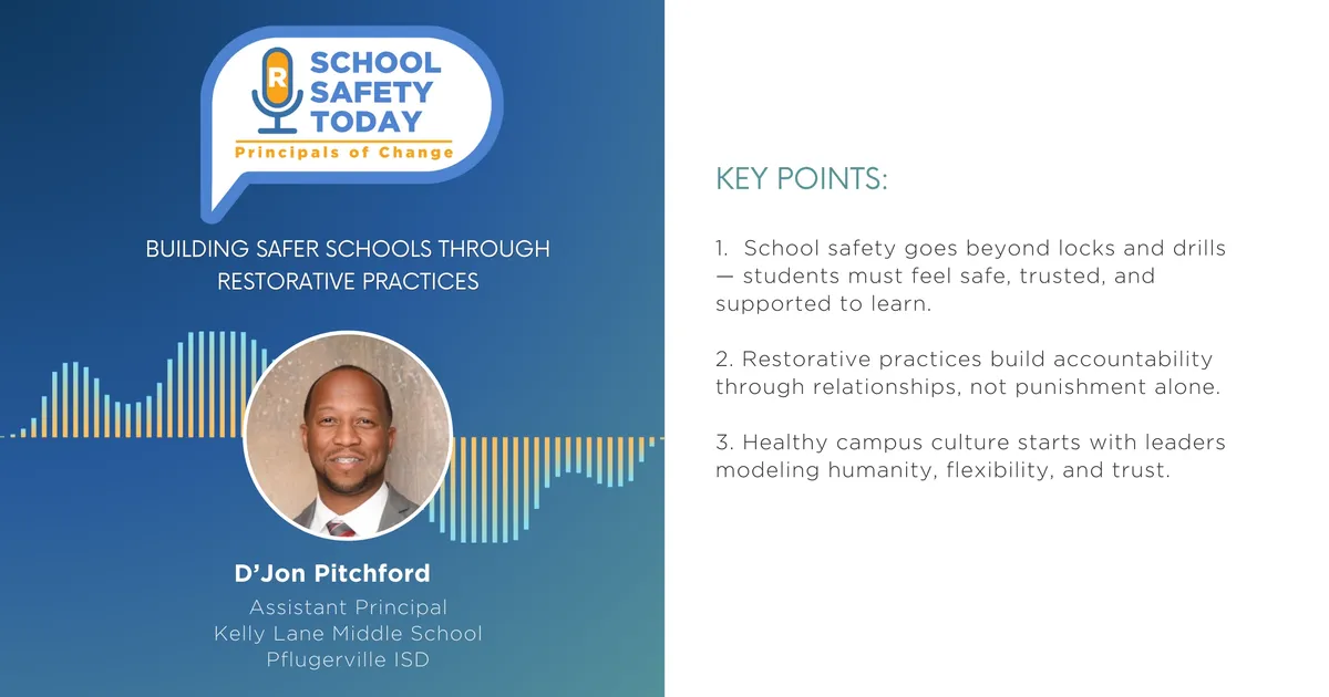 Building Safer Schools Through Restorative Practices