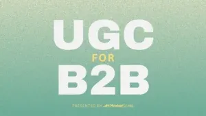 UGC for B2B logo