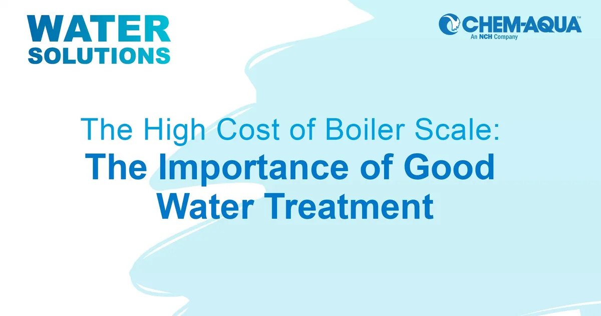 The High Cost of Boiler Scale: The Importance of Good Water Treatment