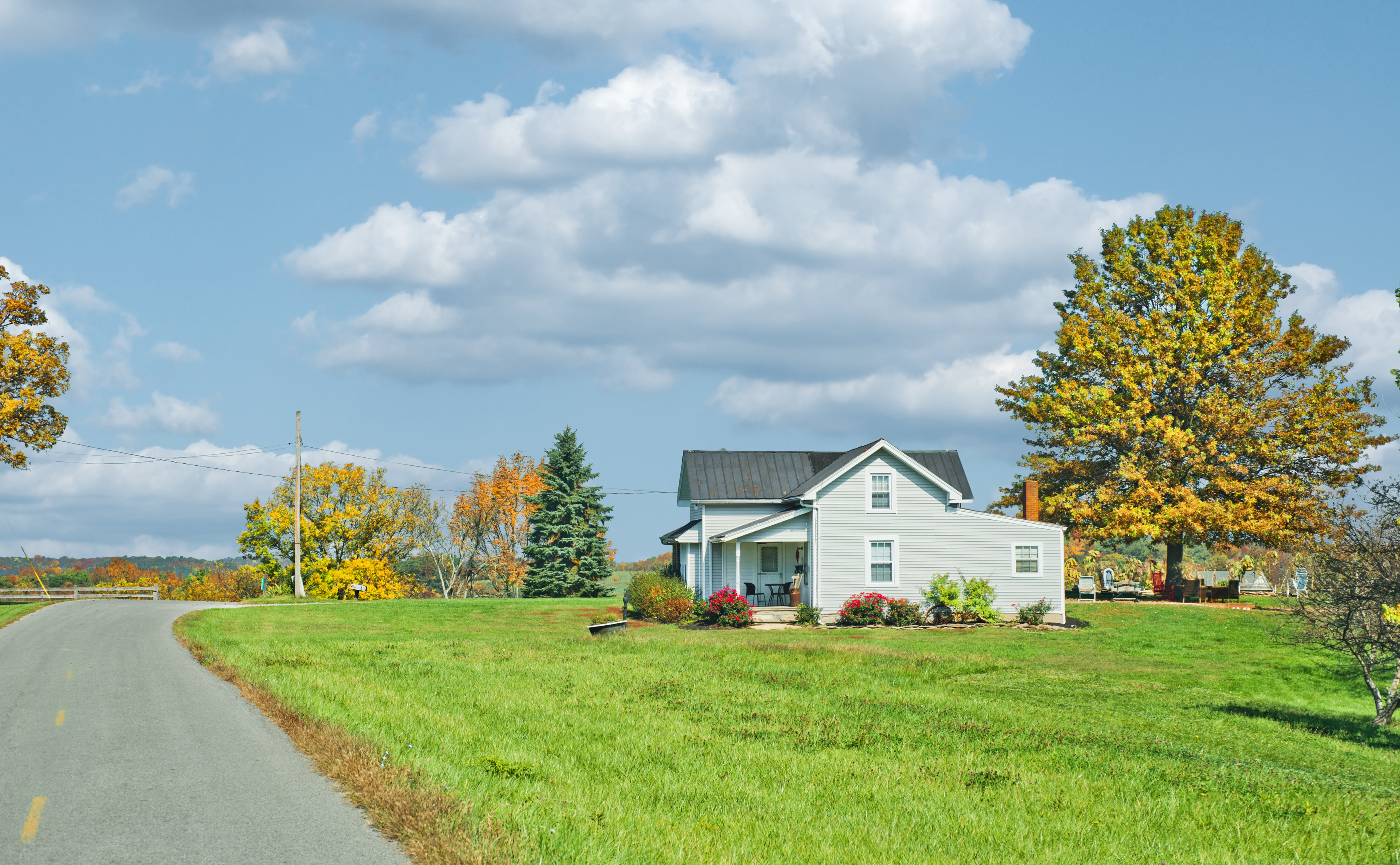 Farm House in America