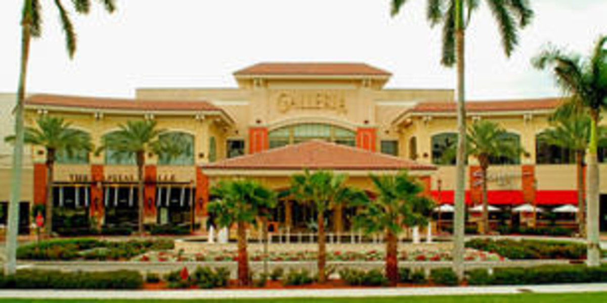 The Galleria Fort Lauderdale shopping plan