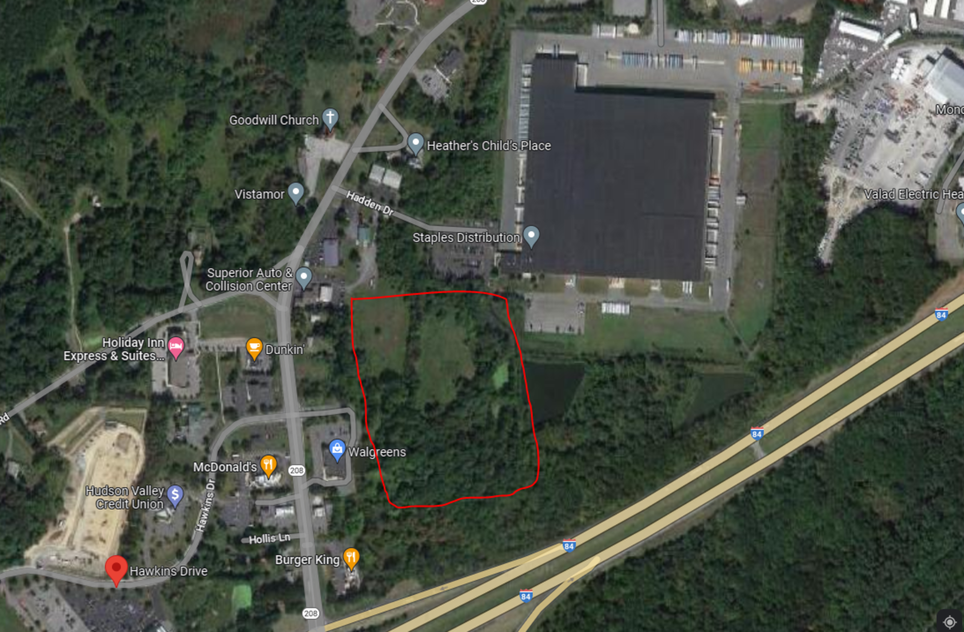 NY-208 & Hawkins Dr