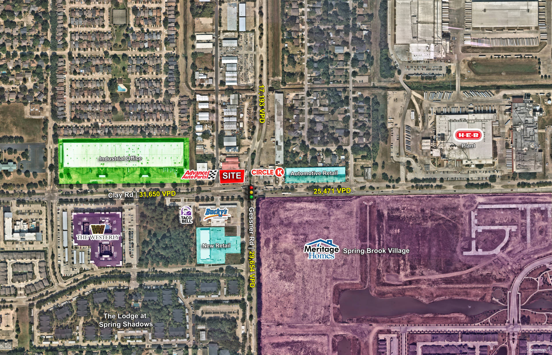 Gessner Rd & Clay Rd